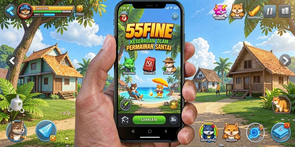 Gameplay seru dan penuh warna dari 55FIVE.