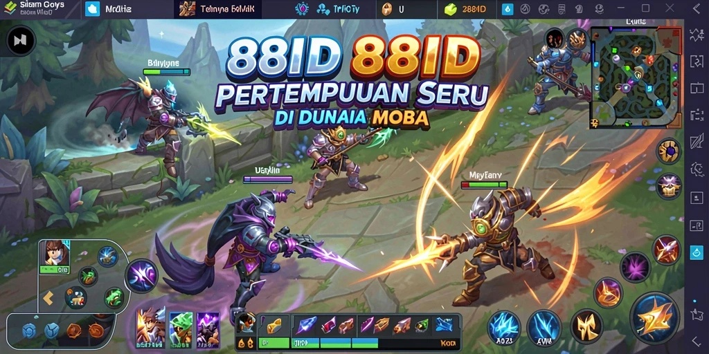 Gameplay menyenangkan di 88ID saat tim bertempur untuk menang.