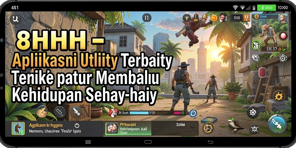 Tampilan antarmuka aplikasi Utility 8HHH yang user-friendly.
