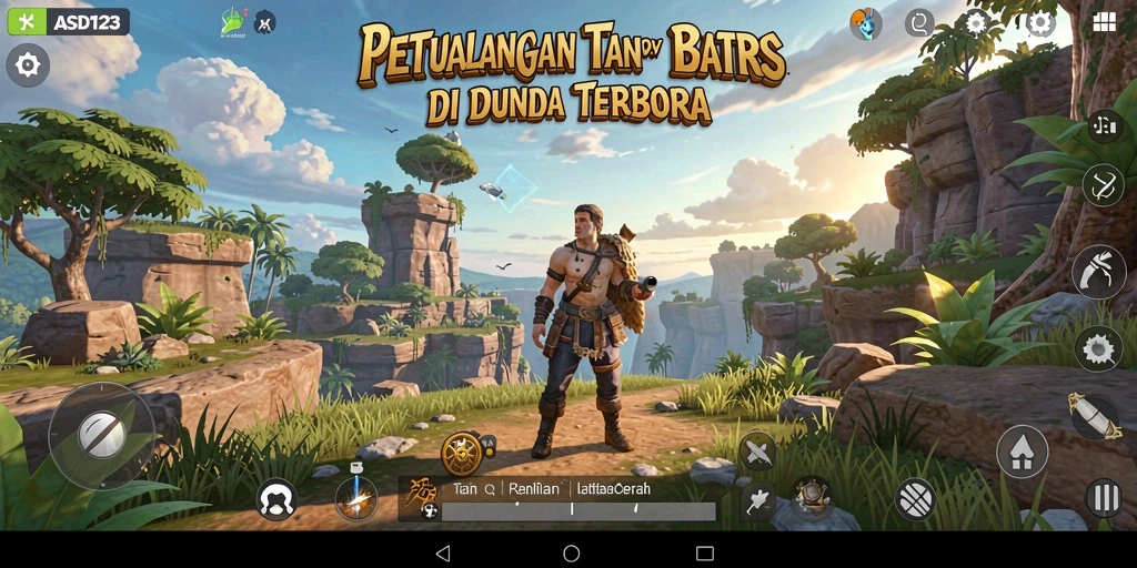 Tangkapan layar gameplay dengan eksplorasi dunia terbuka yang menakjubkan.