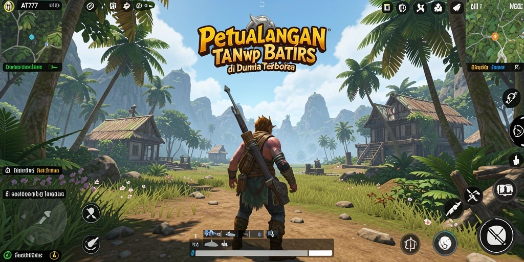 Tampilan gameplay Open World yang menakjubkan di AT777.