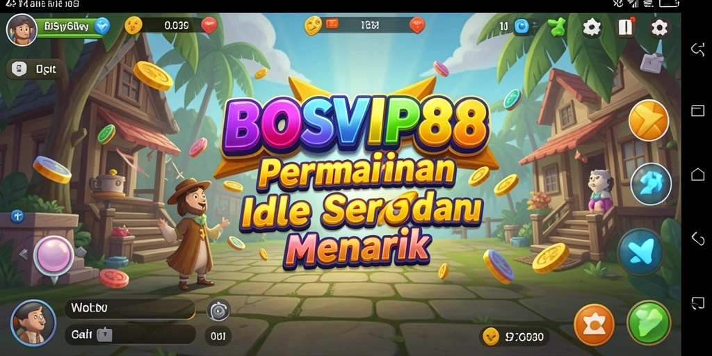 Screenshot gameplay BOSVIP88 yang menampilkan keseruan bermain Idle.