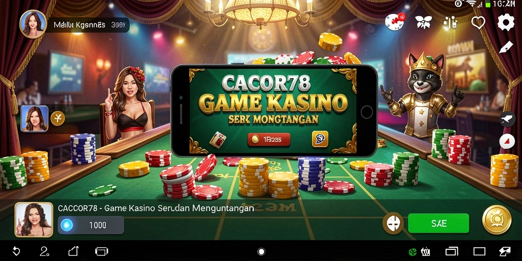 Gameplay CACOR78 yang mengasyikkan di dunia Kasino.
