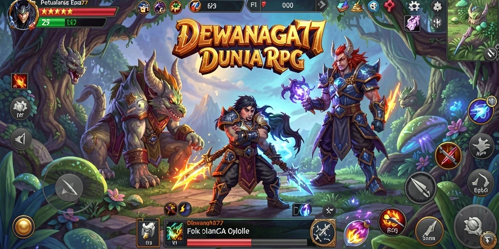 Tampilan gameplay menarik dalam DEWANAGA77 yang penuh aksi.