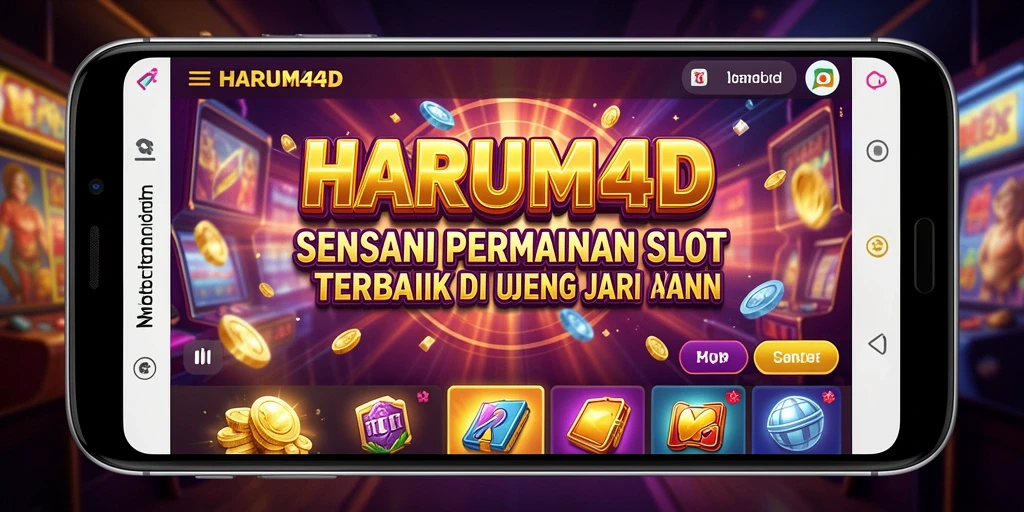 Tampilan gameplay menarik dari HARUM4D dengan mesin slot yang bervariasi.
