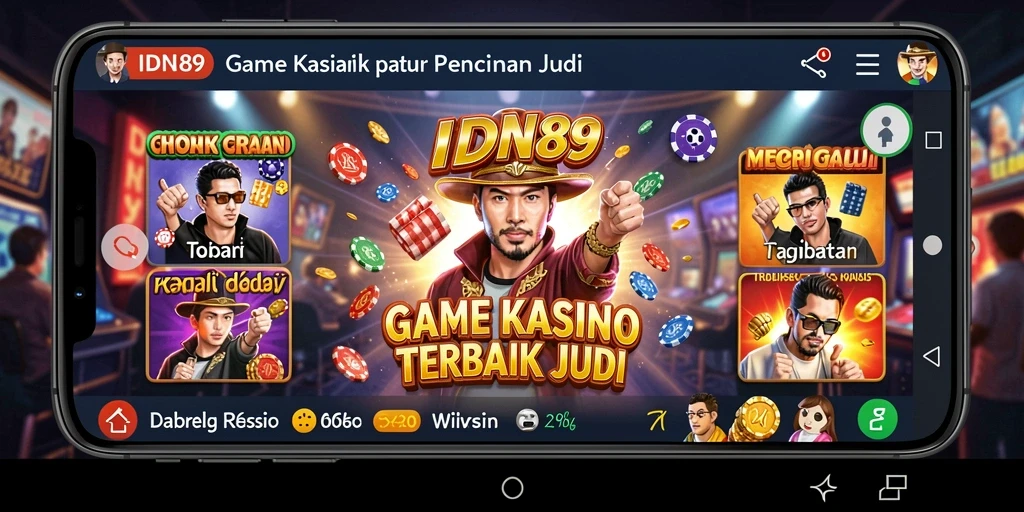 Tampilan gameplay Kasino yang mengasyikkan di IDN89.