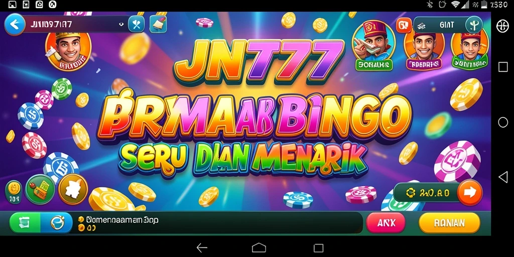 Tampilan gameplay Bingo yang seru di JNT777.