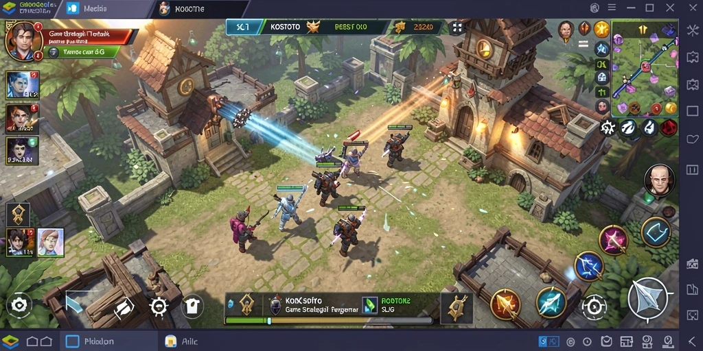 Tampilan gameplay KOSTOTO yang menarik dan strategis.