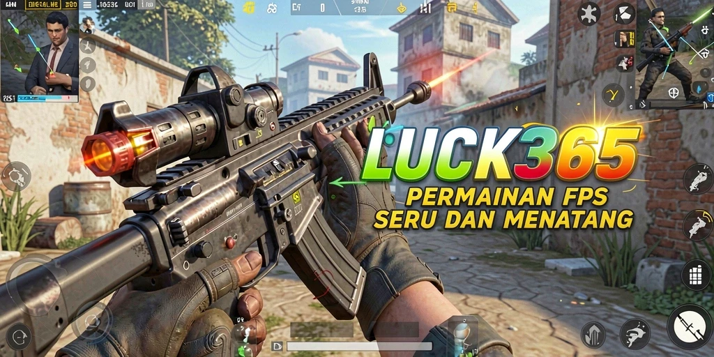 Screenshot gameplay LUCK365 yang menarik dan penuh aksi FPS.