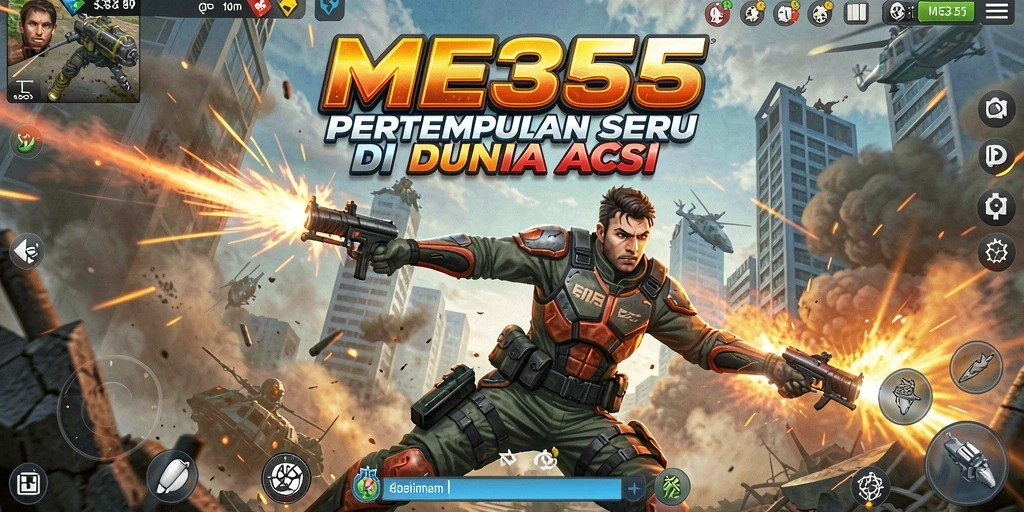 Gameplay seru dan menegangkan dalam ME355 dengan pertarungan intens.