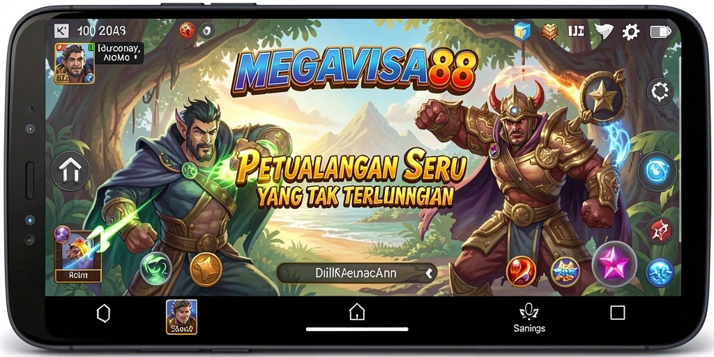 Tampilan gameplay MEGAVISA88 yang penuh aksi dan petualangan.