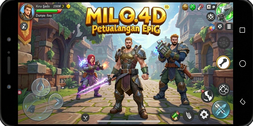 Tangkapan layar gameplay menampilkan aksi RPG yang mendebarkan.