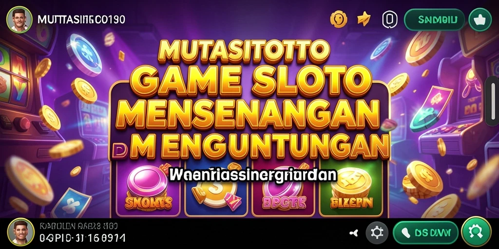 Tangkapan layar gameplay MUTASITOTO menampilkan suasana slot yang seru.