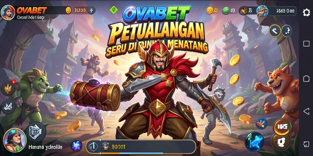 Gameplay OVABET menampilkan petualangan menantang dan lingkungan yang menakjubkan.