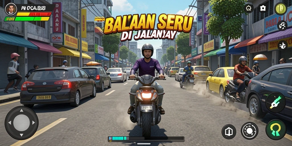 Tangkapan layar POA88 menampilkan aksi balapan yang mendebarkan.