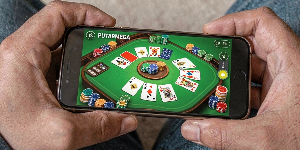 Tampilan gameplay seru dan interaktif dari PUTARMEGA.
