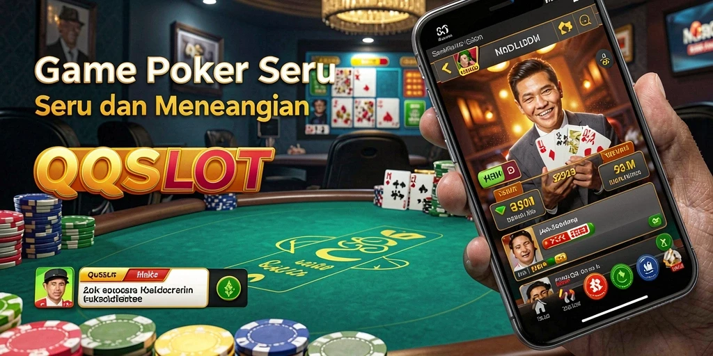 Screenshot gameplay Poker yang seru di QQSLOT.