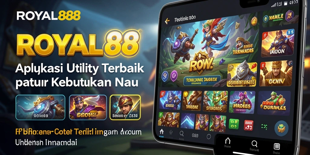 Tampilan intuitif aplikasi ROYAL88 yang memudahkan pengguna.