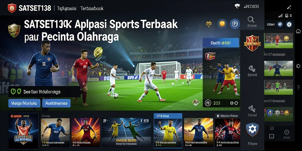 Tampilan menarik gameplay aplikasi Sportsbook SATSET138.