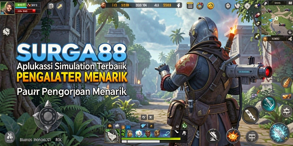 Tampilan mendamaikan saat bermain SURGA88 menunjukkan simulasi yang realistis.